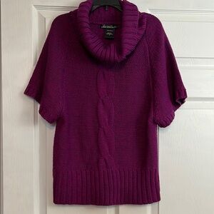 Short-Sleeve Sweater (Size: S)